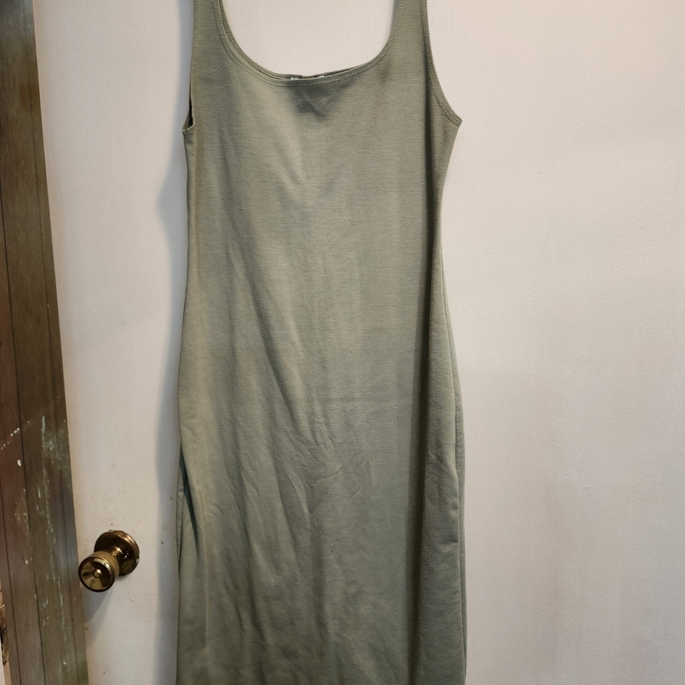Zara Sage Green Maxi Dress